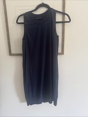 Athleta Navy Sleeveless Mini Tank Dress